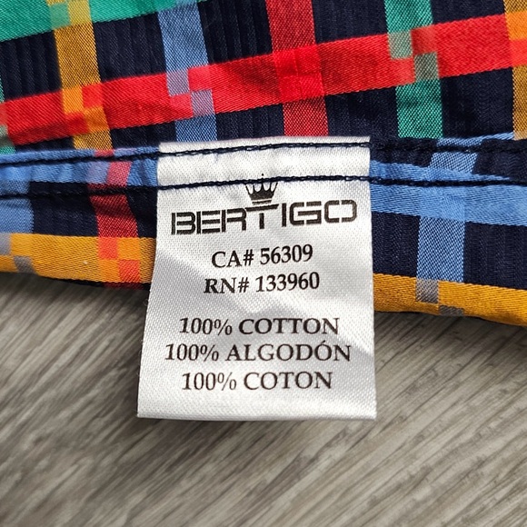 Bertigo Men’s Multicolor long sleeves Shirt - Picture 7 of 10